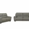 Zetel Sneak 2,5+2-zit - leder - elephant