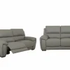 Zetel Sneak 2,5+2-zit - leder - elephant