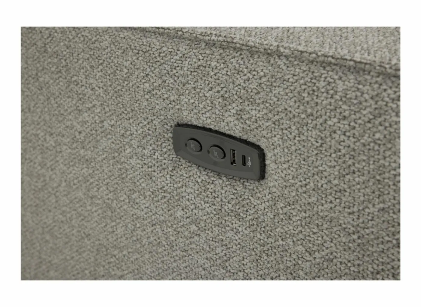Zetel Sneak 2,5+2-zit - leder - elephant