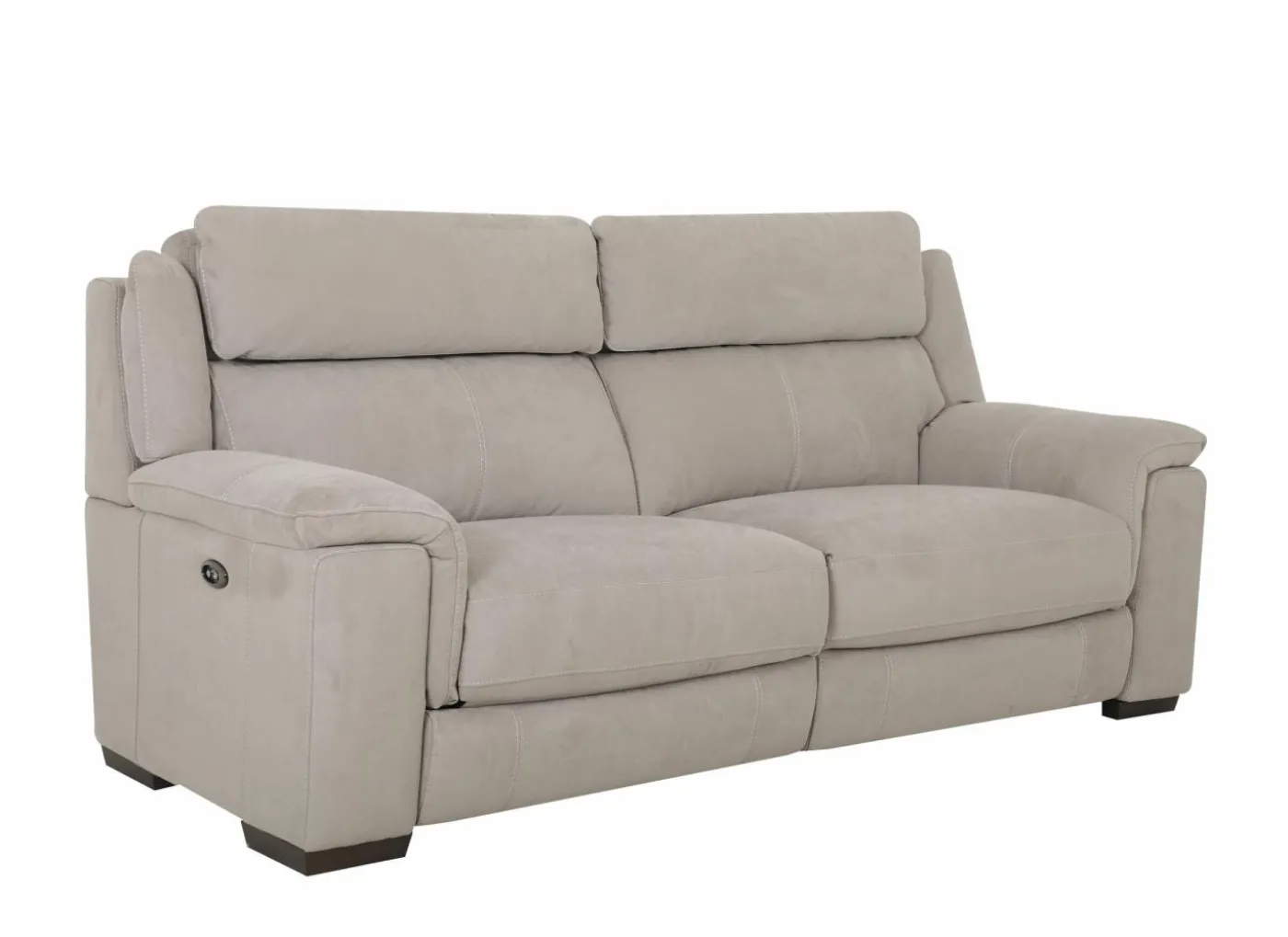 Zetel Still 2,5-zit - stof - silver grey