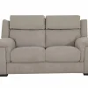 Zetel Still 2-zit - stof - silver grey