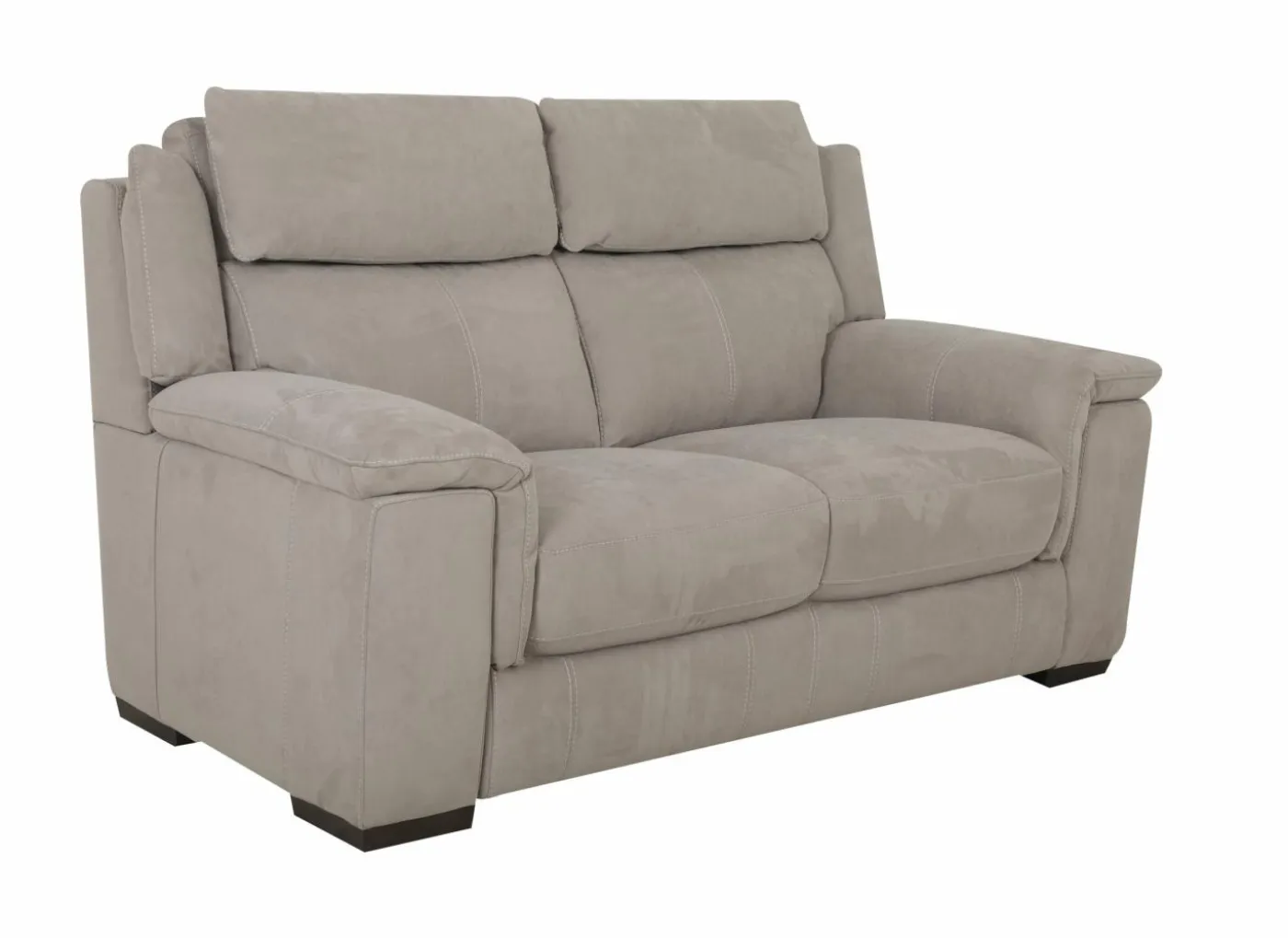 Zetel Still 2-zit - stof - silver grey
