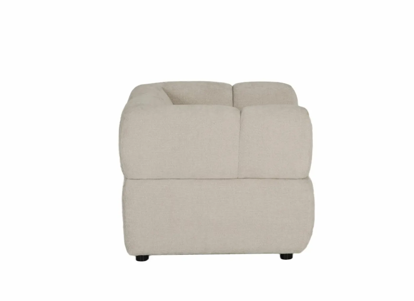 Zetel Tortuga 1-zit - stof - beige