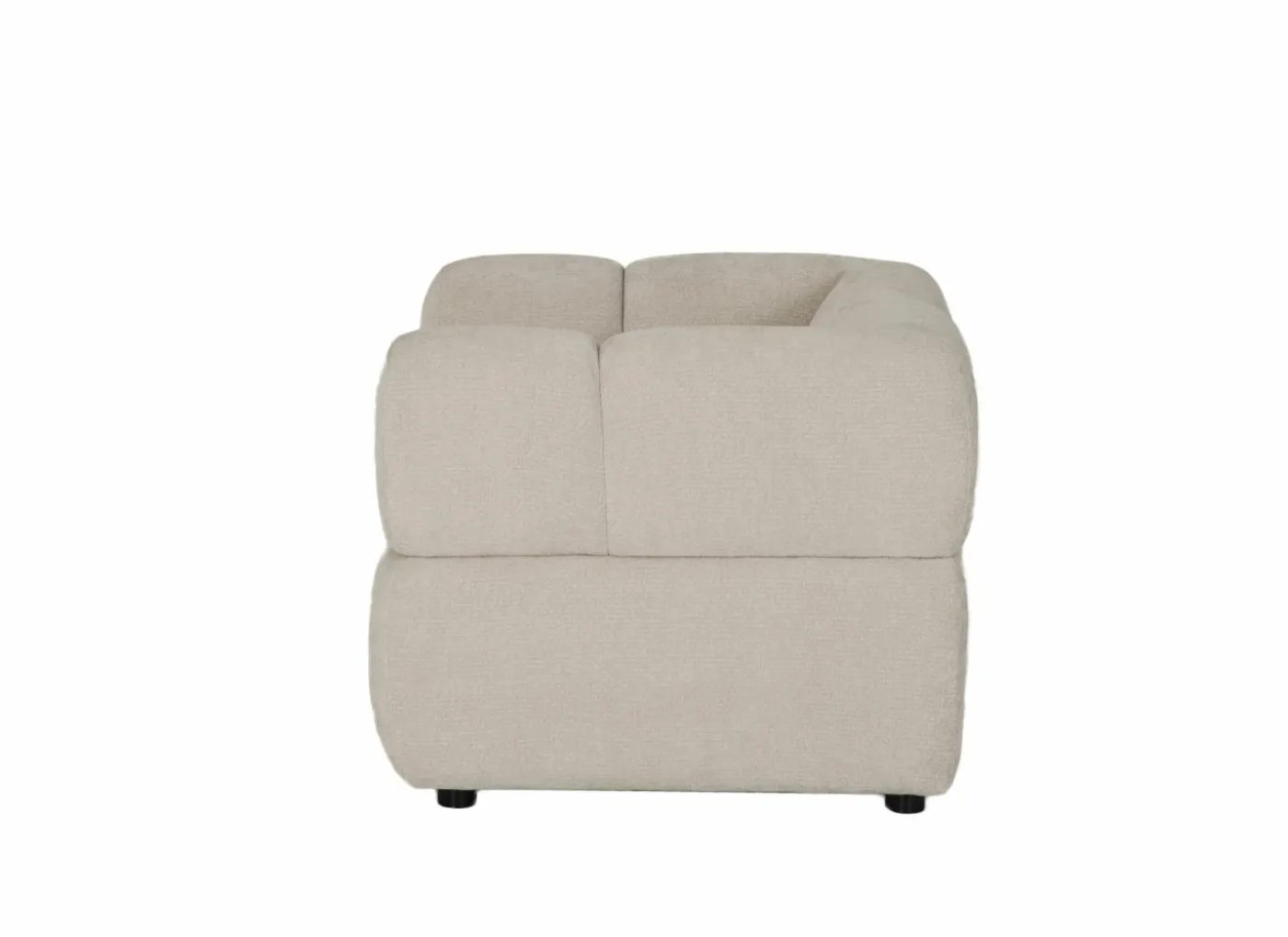 Zetel Tortuga 1-zit - stof - beige
