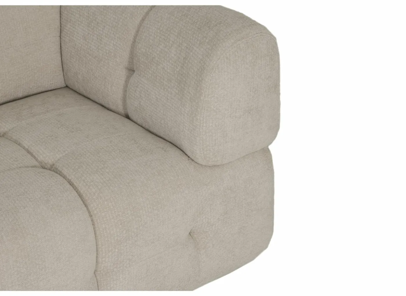 Zetel Tortuga 2-zit - stof - beige