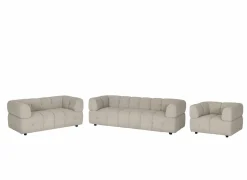 Zetel Tortuga 3-zit - stof - beige