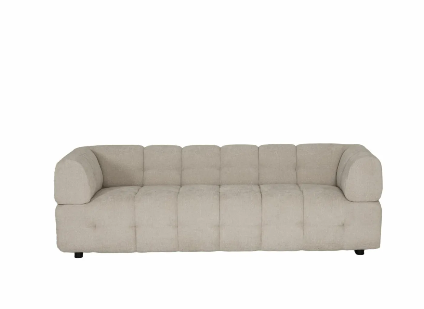 Zetel Tortuga 3-zit - stof - beige