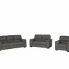 Zetel Tributo 3+2+1-zit - leder - elephant royal met relax