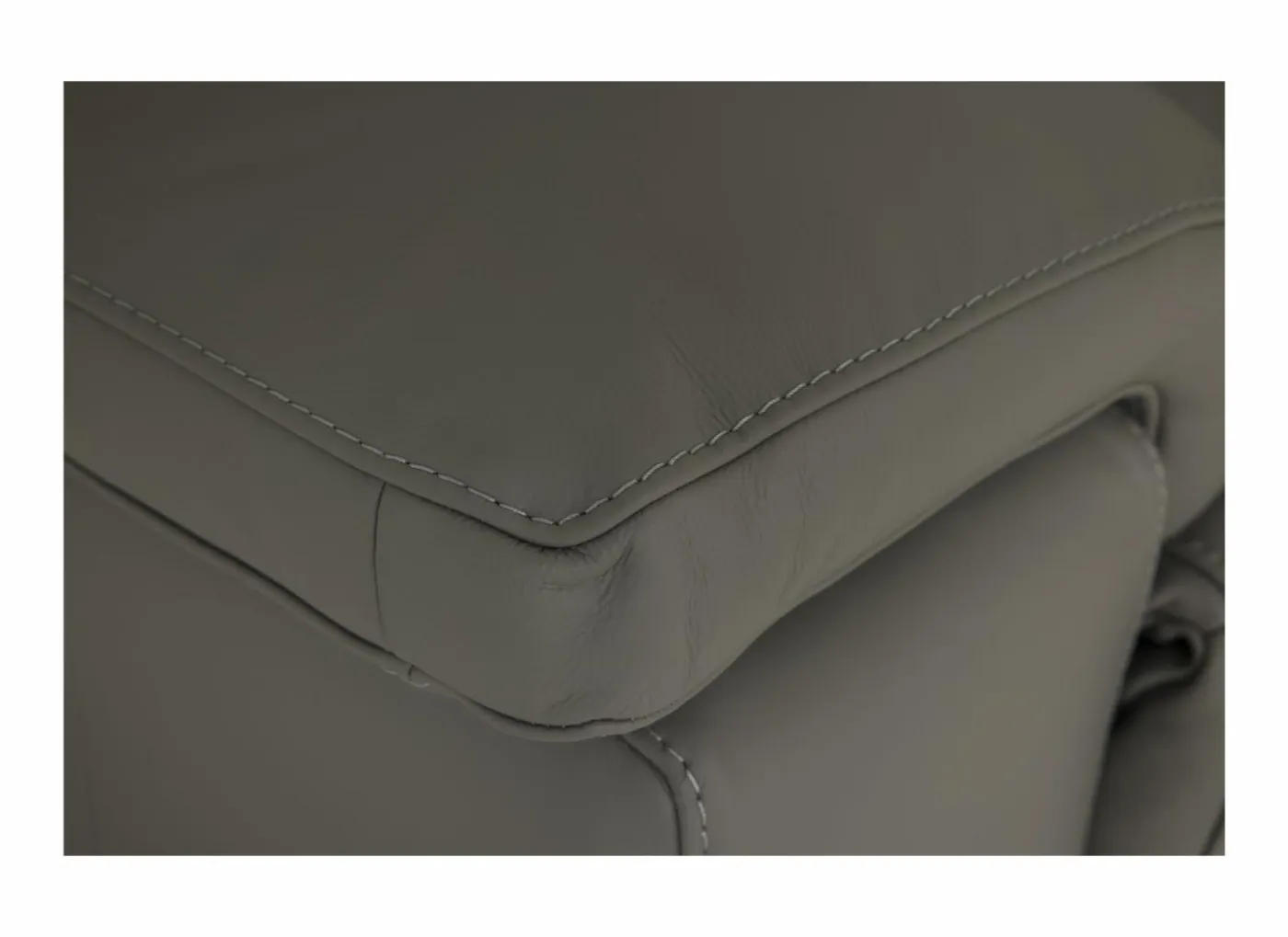 Zetel Tributo 3+2+1-zit - leder - elephant royal met relax
