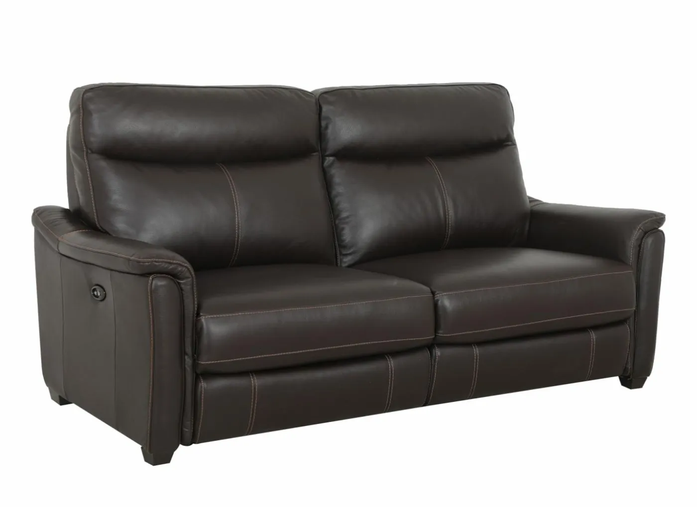 Zetel Wise 2,5-zit - leder - walnut