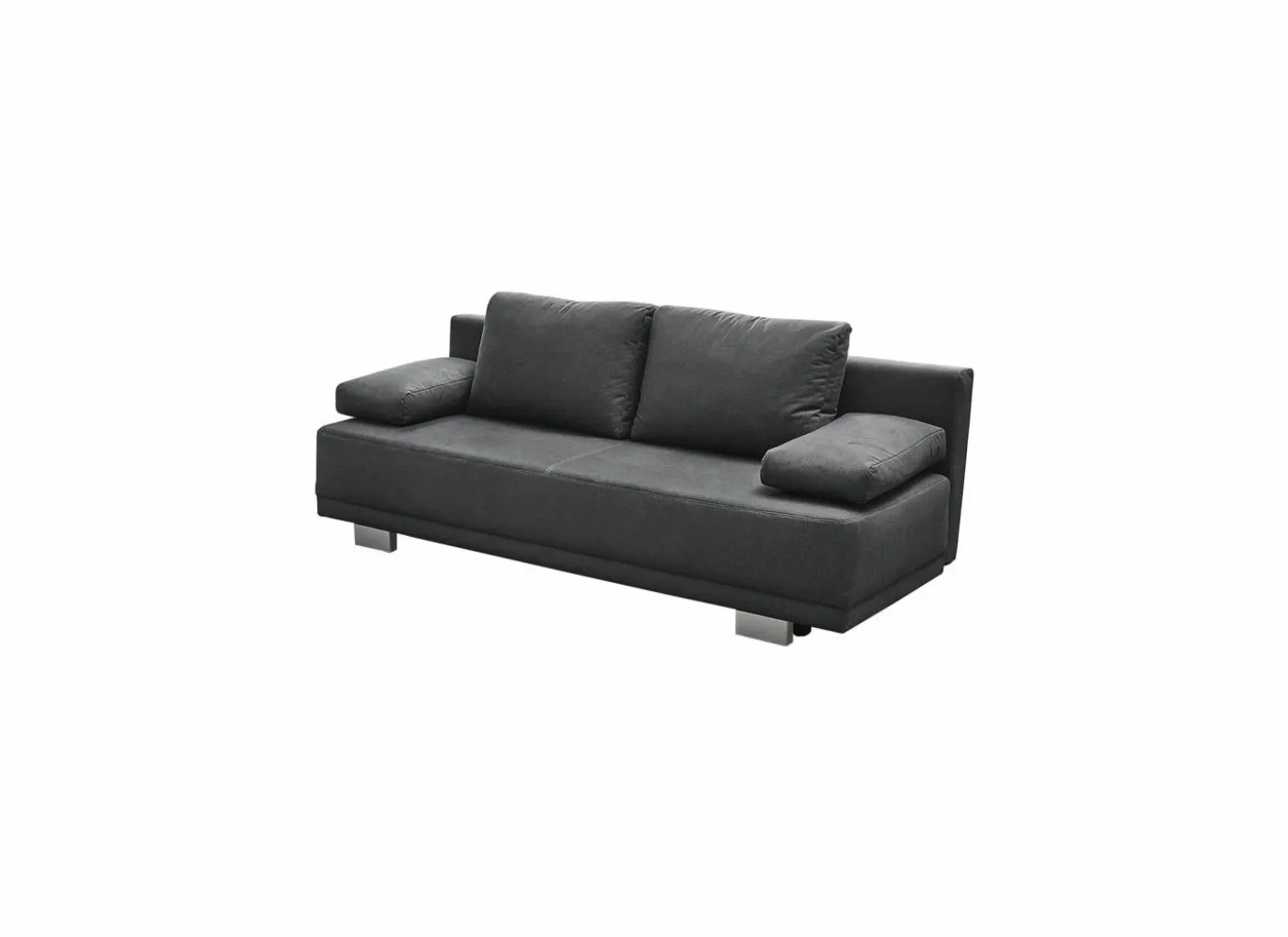 Zetelbed Luzio 2 persoons stof antraciet