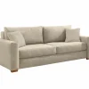 Zetelbed Micha Bigsofa 2-persoons - stof - lichtgrijs
