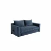 Zetelbed Rick 2-zit - stof - blauw