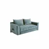 Zetelbed Rick 2-zit - stof - turquoise