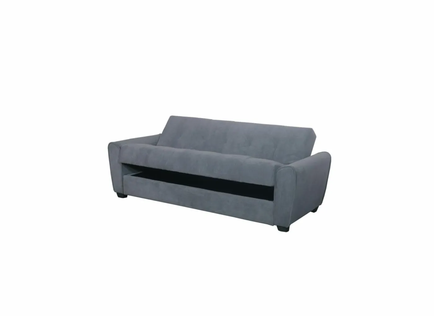 Zetelbed Tank 1 persoon - 220x89cm - stof - grijs
