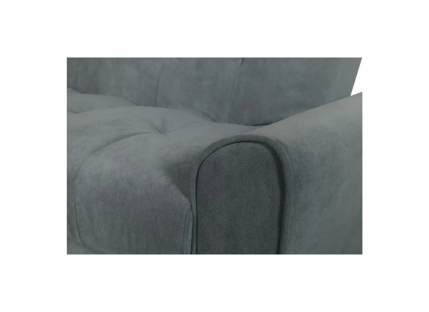 Zetelbed Tank 1 persoon - 220x89cm - stof - grijs