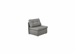 Zetelbed Tunis 1 persoons - 85x82cm - stof - grijs