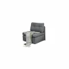 Zetelbed Tunis 1 persoons - 85x82cm - stof - donkergrijs