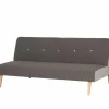 Zetelbed Wasabi 2 persoons - 180x90cm - stof - grijs