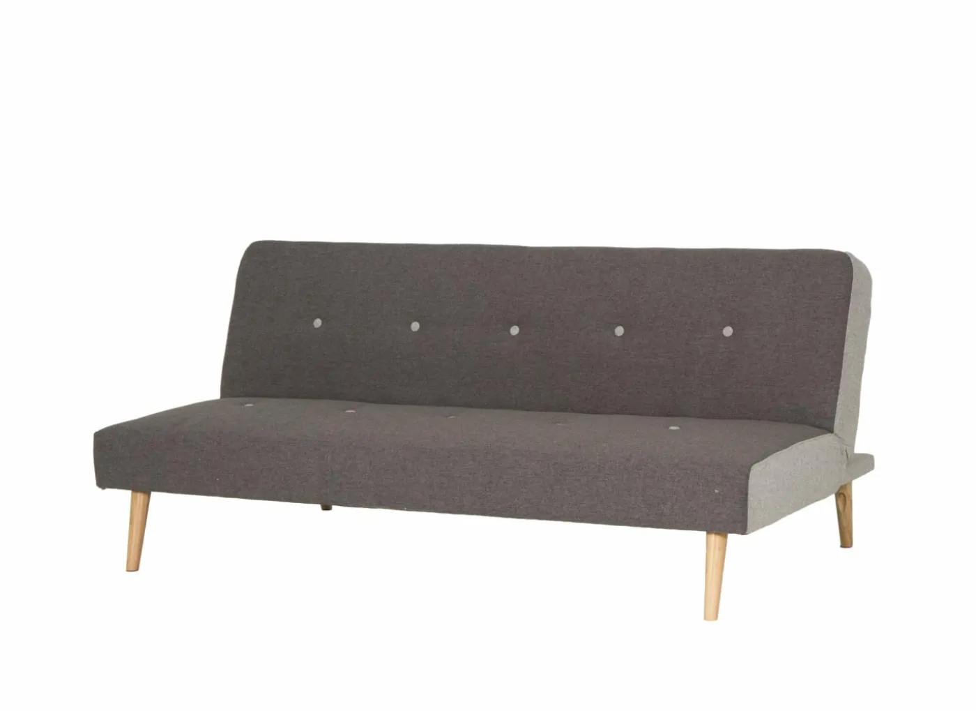Zetelbed Wasabi 2 persoons - 180x90cm - stof - grijs