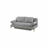 Zetelbed Yann 2 persoons - 198x92cm - stof - grijs