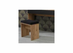 Zitbank Dalate 45x30x49cm - decor - kastanje eik & mat zwart