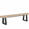 Zitbank Sherwood 210cm - eik massief - naturel