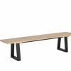 Zitbank Sherwood 180cm - eik massief - naturel