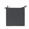 Zitkussen Nona 39x39cm - polyestervezel - antraciet