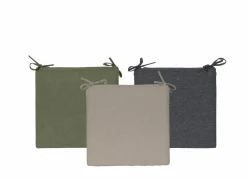 Zitkussen Nona 39x39cm - polyestervezel - antraciet