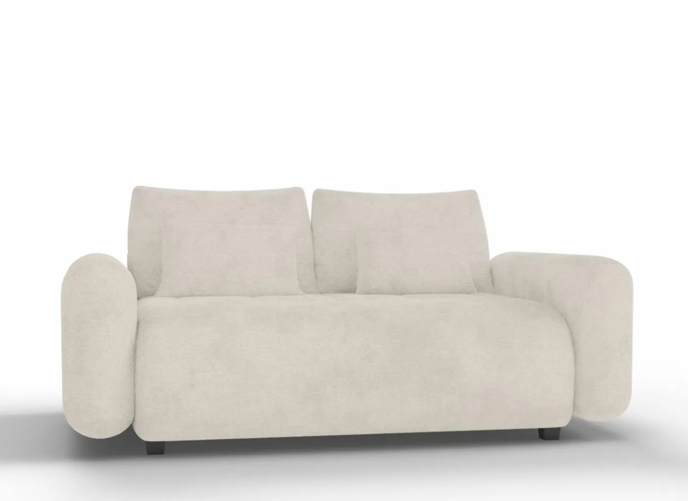 2-zits zetels Olivio 198x114cm - stof - beige